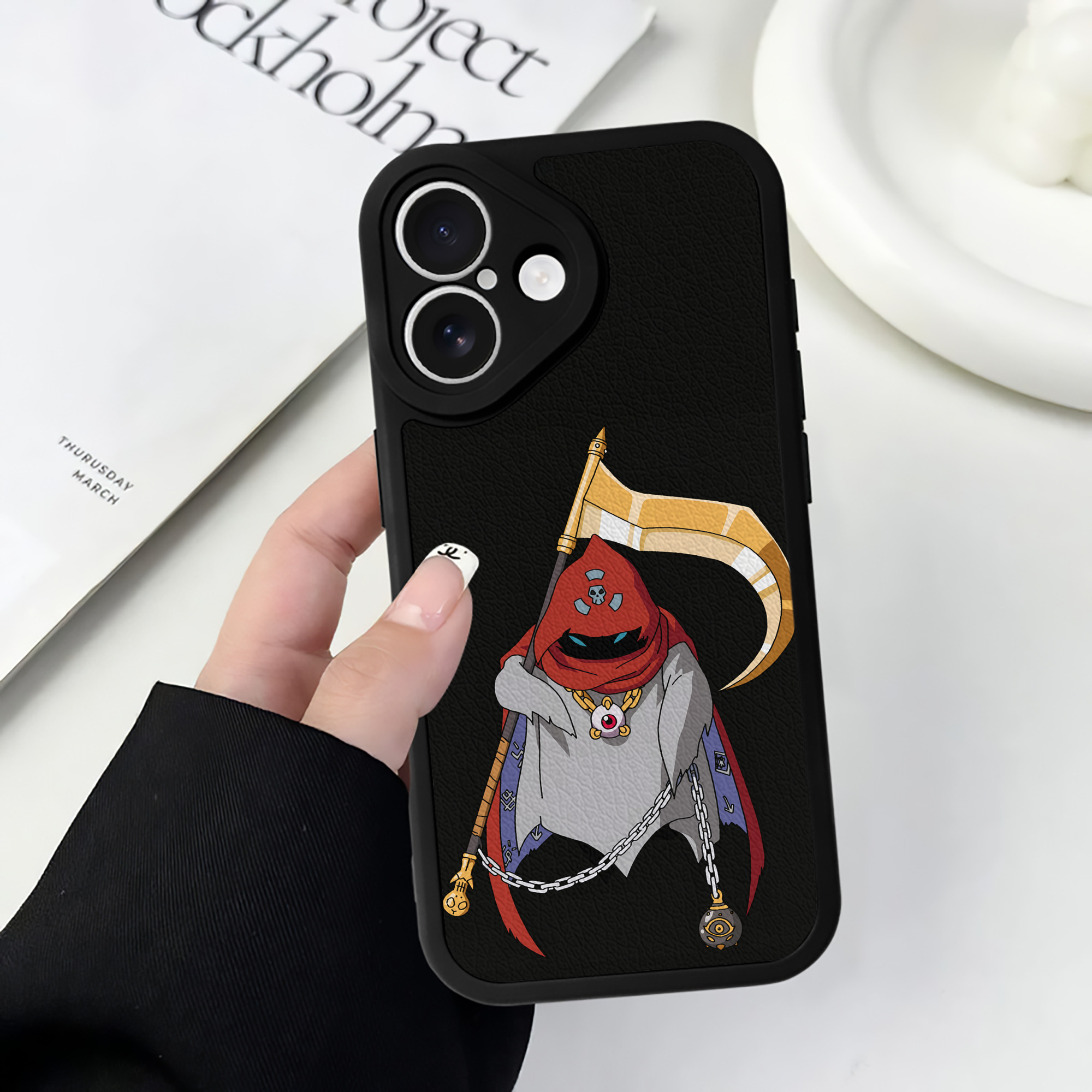 （画像用） Digimon デジタルモンスター/デジモン 【iPhone 16シリーズ対応】シリコンスマホケース（レザー調） 材質：シリコン